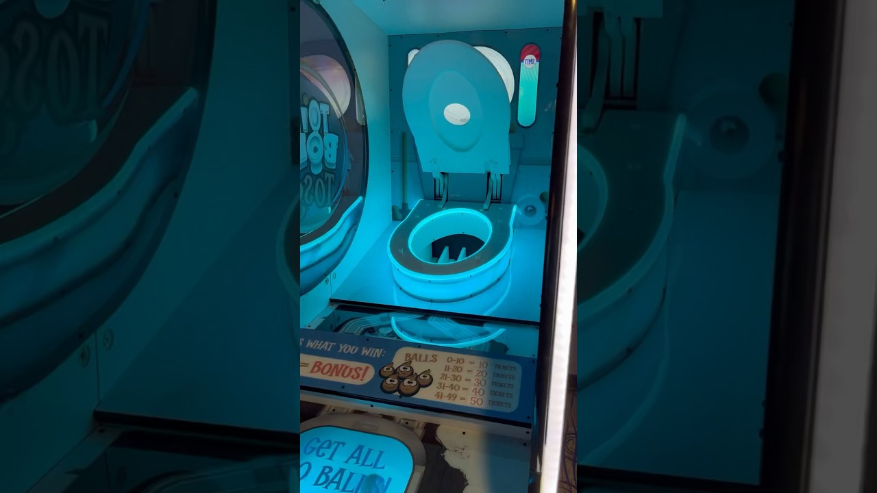 This Arcade Game was STINKY 💩 #shorts #arcade #toilet