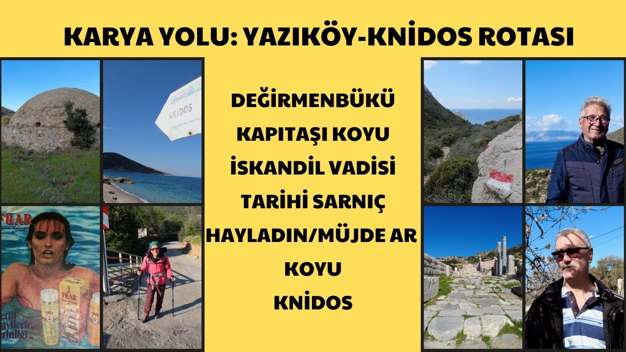Karya Yolu: Datça Yazıköy Knidos Rotası// Koylar// İskandil Vadisi// Tarihi Sarnıç
