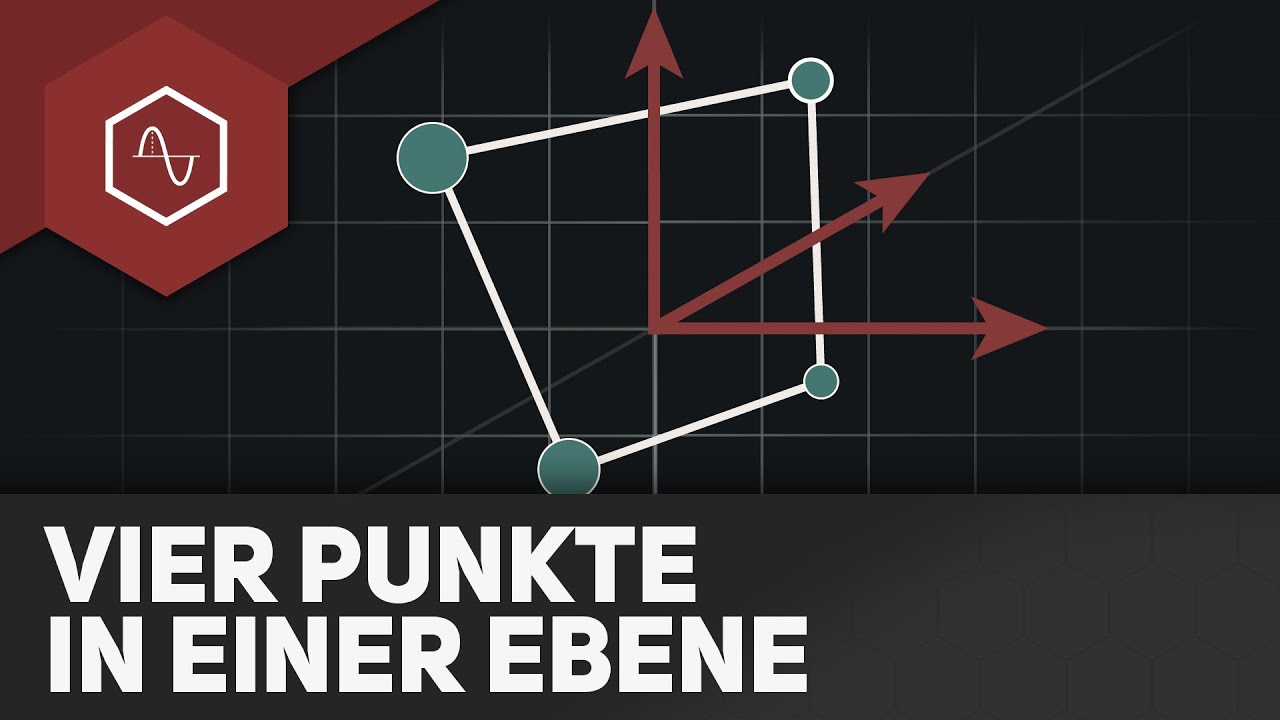 4 Punkte im Raum -­ Liegen die in einer Ebene?