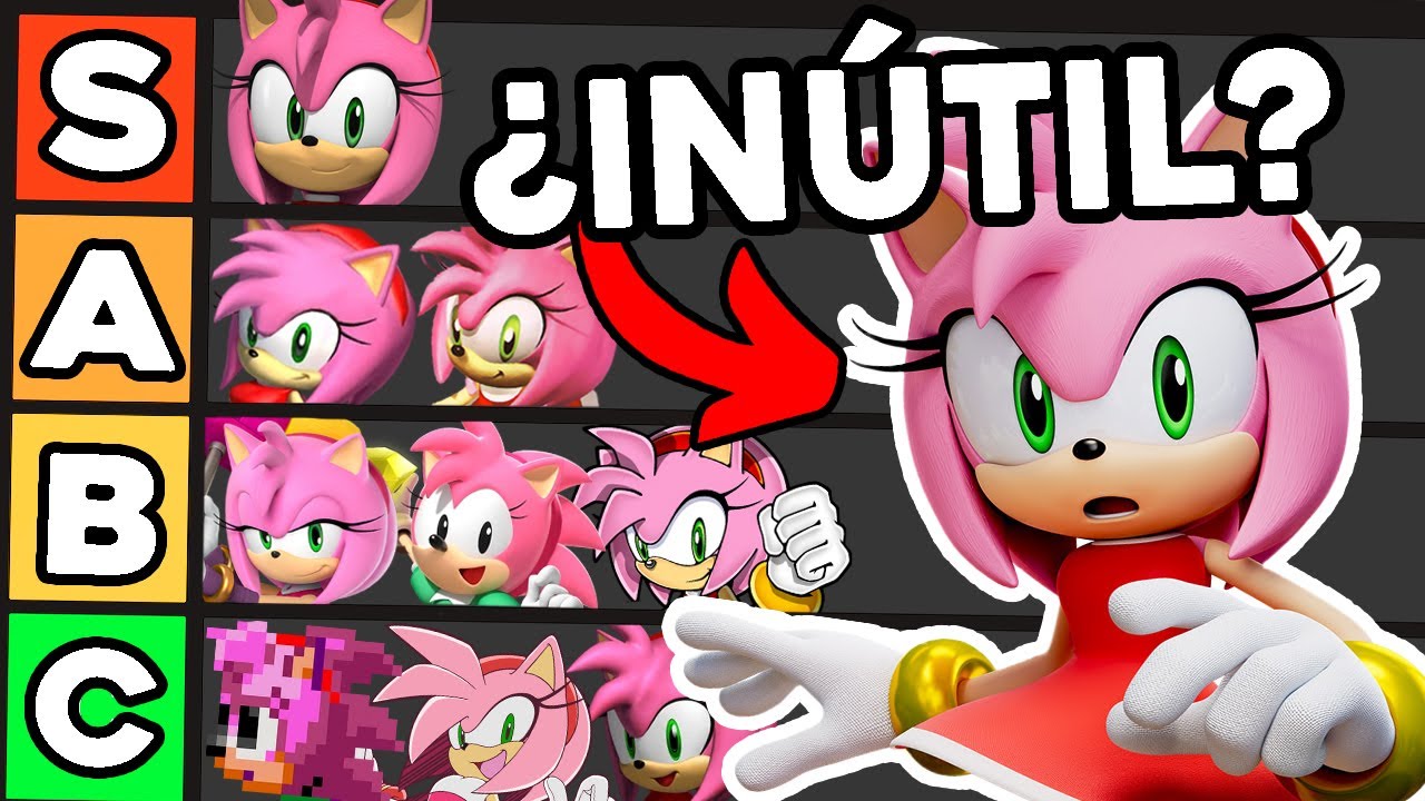 Clasifiqué TODAS las VERSIONES de Amy Rose