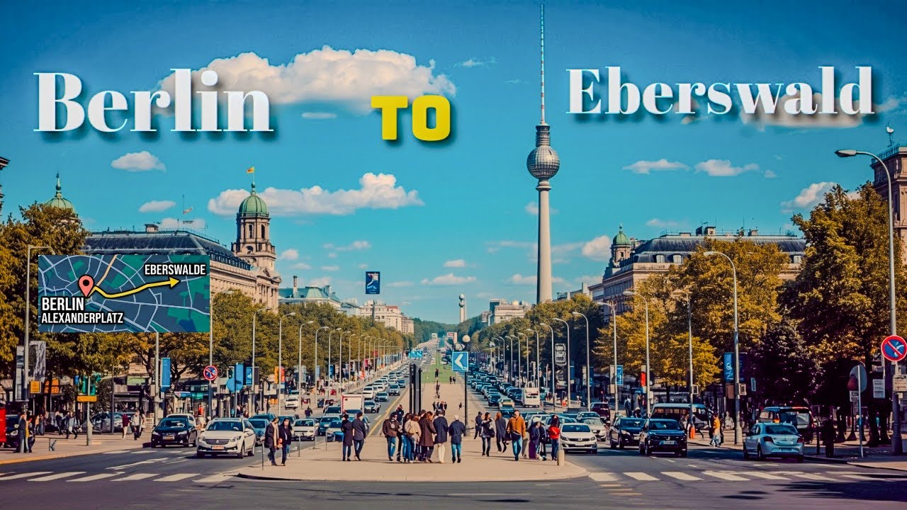 Berlin - Eberswalde 🇩🇪 | 4K Road Drive | No Talking | Pure Sound