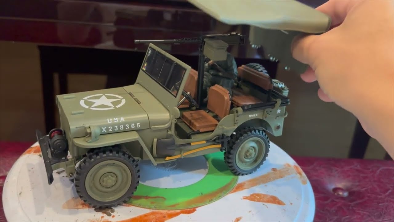 GPW 1/14 RC JEEP HG4-58- РАСПАКОВКА