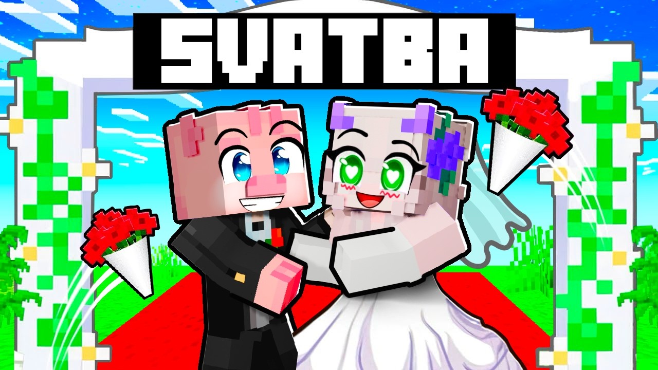 bouchaL má SVATBU s NOVOU ŠÍLENOU FANYNKOU v Minecraftu!