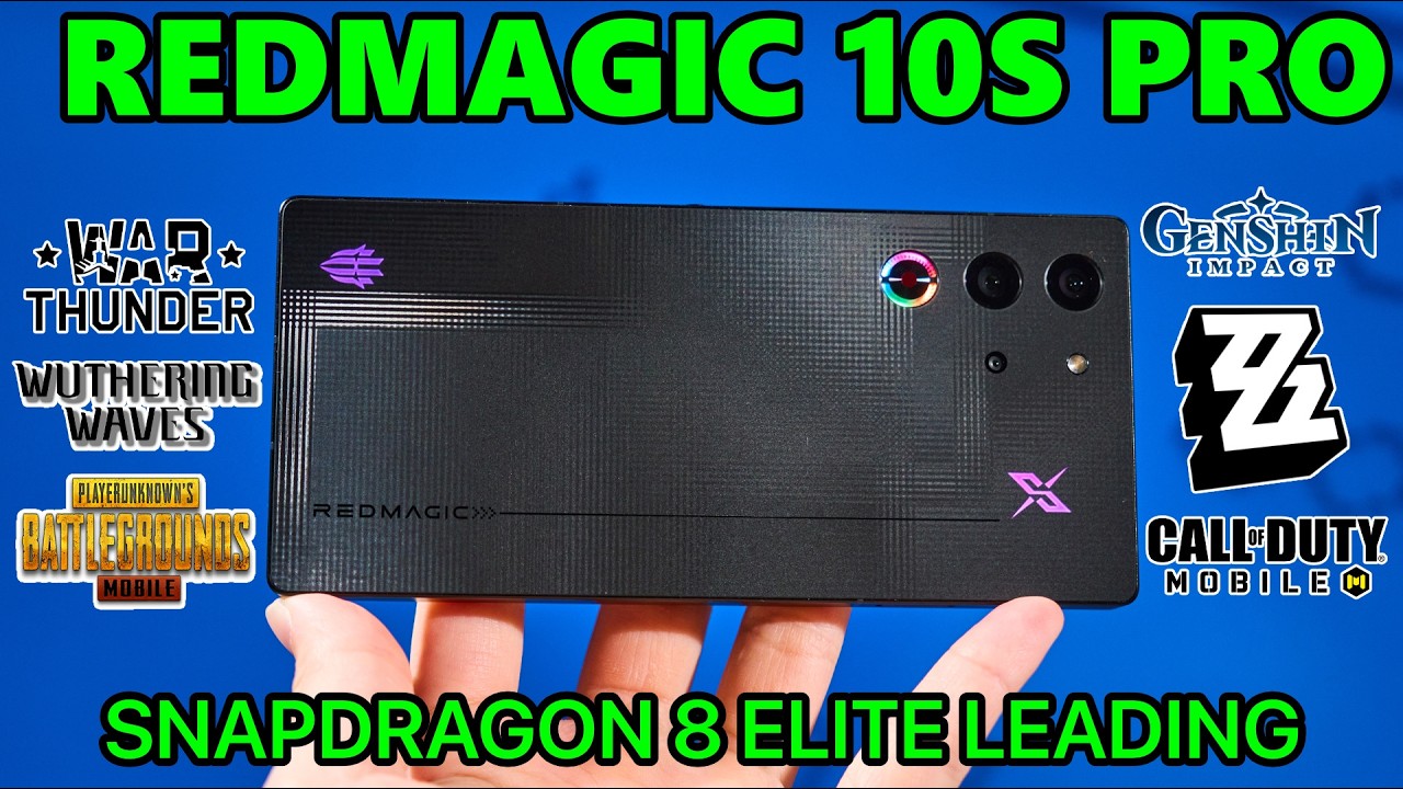 Gaming test - REDMAGIC 10S Pro with Snapdragon 8 Elite Leading Version!