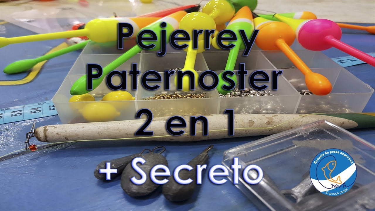 Pejerrey Paternoster 2 aparejos en 1 + Bonus track !!!