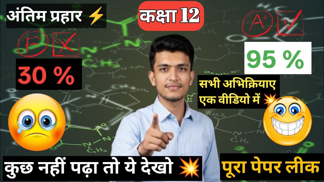 सभी महत्वपूर्ण अभिक्रियाऐ एक वीडियो में 💥⚡ | Class 12 Chemistry | Chem by Shivam #reactions #board 