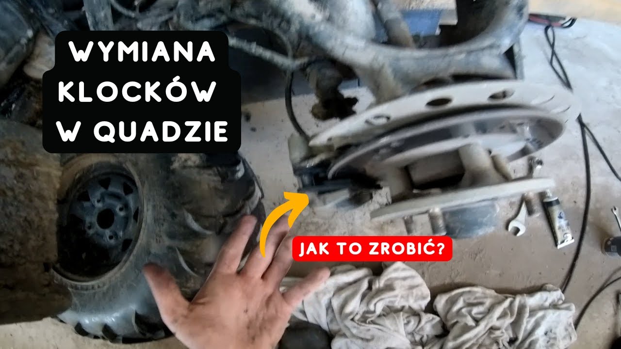 Jak to zrobić? wymiana klocków w quadzie keeway GTX 300