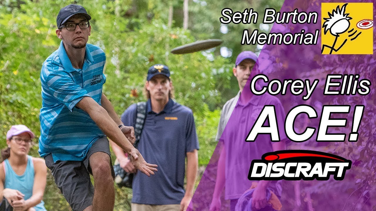SKIP ACE! 2019 Seth Burton Memorial - Corey Ellis - Paul McBeth Discraft Anax