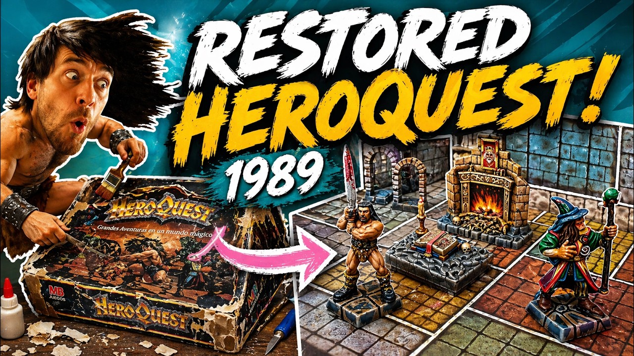 It had to be RESTORED - HEROQUEST 1989
