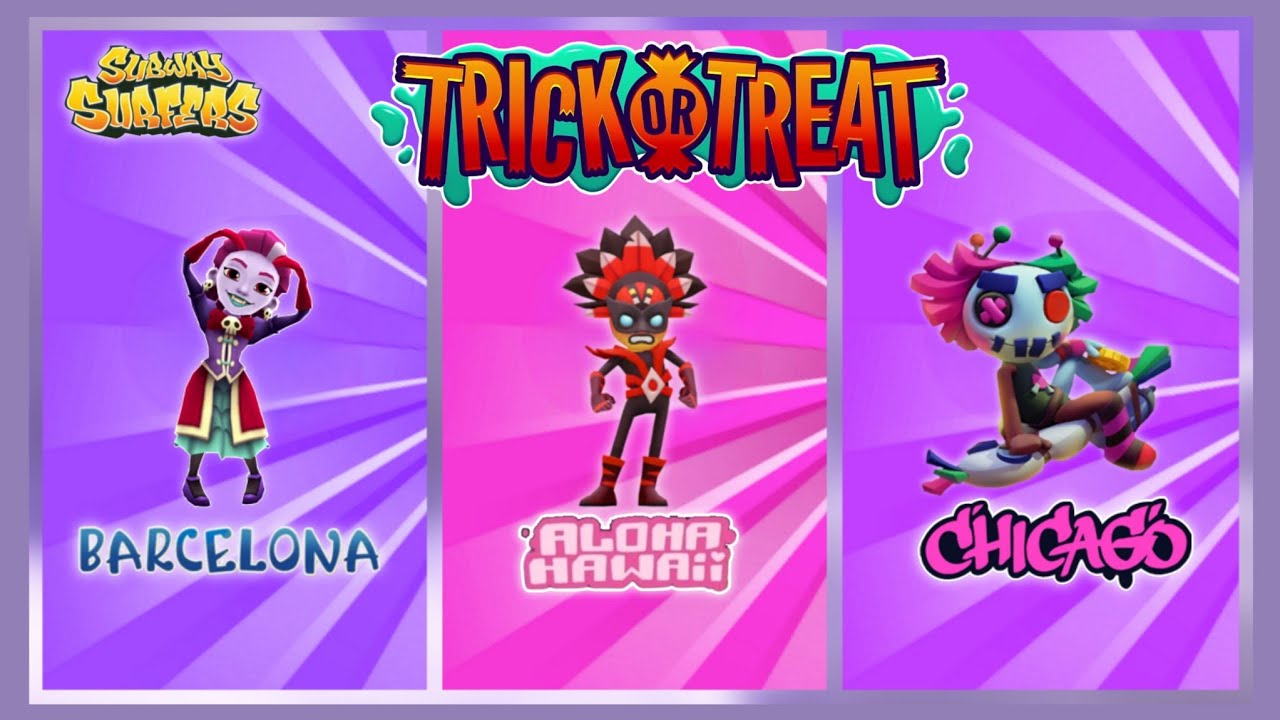Subway Surfers: TRICK OR TREAT ACROSS 3 WORLDS!