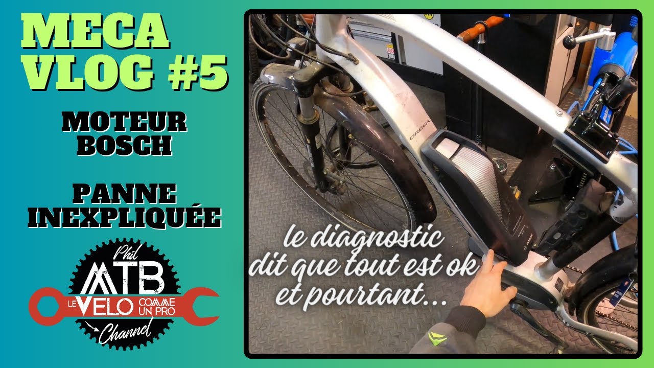 VELO ELECTRIQUE EN PANNE, je règle le problème en 5 minutes. / MecaVlog#5 VAE Orbea Moteur Bosch