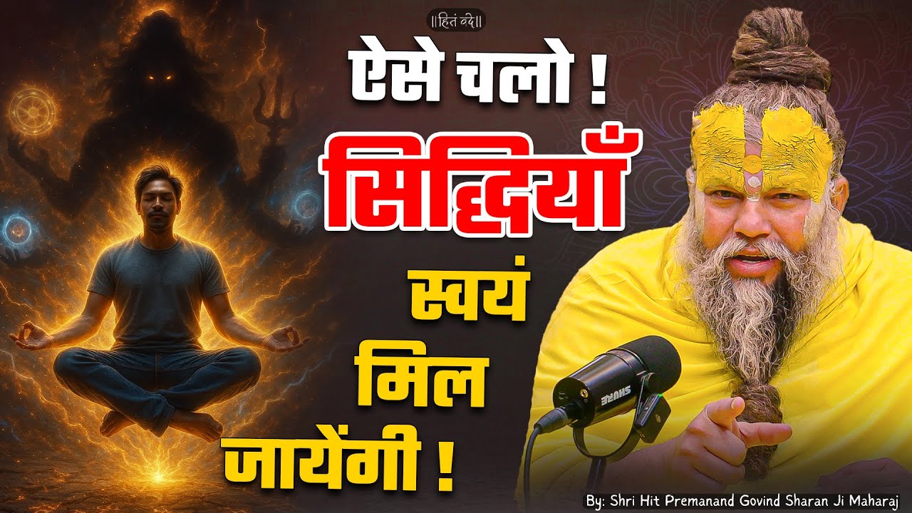 ऐसे चलो, सिद्धियाँ स्वयं मिल जायेंगी ! // Shri Hit Premanand Ji Maharaj