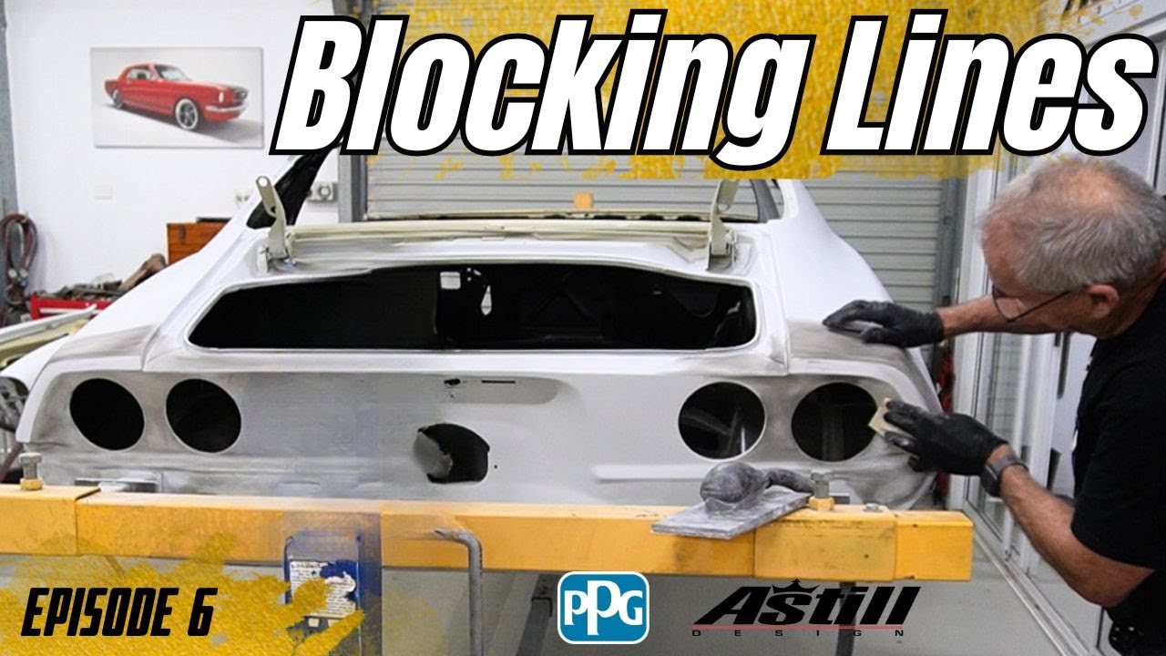 #6 How to Block Spray Polyester on 71 Camaro | Muscle Car Respray