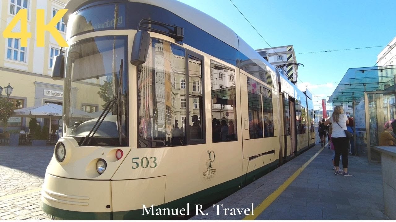 Linz, Austria - A Ride with Pöstlingbergbahn - 2nd Steepest Adhesion Railway in the World