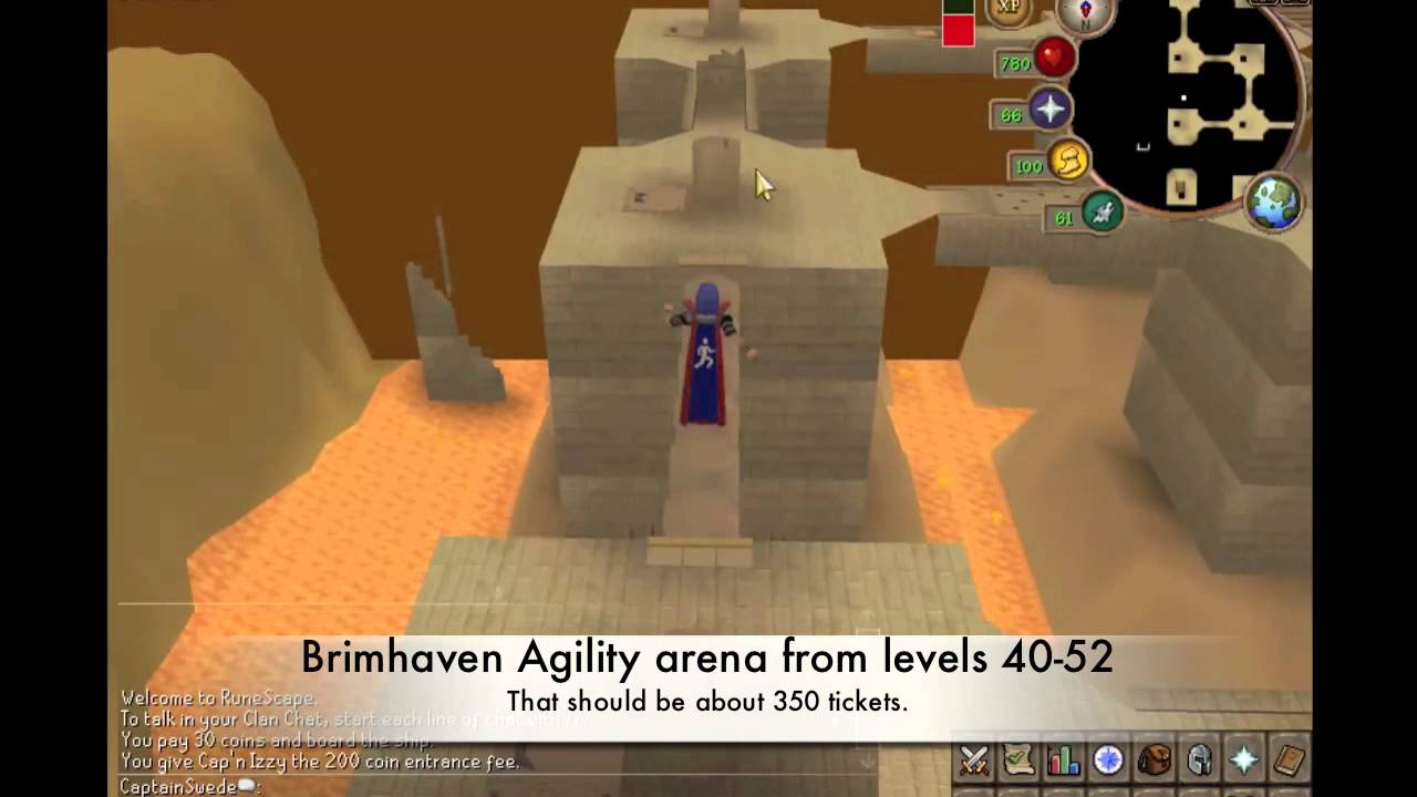 CaptainSwede's 1-99 Agility guide for RuneScape