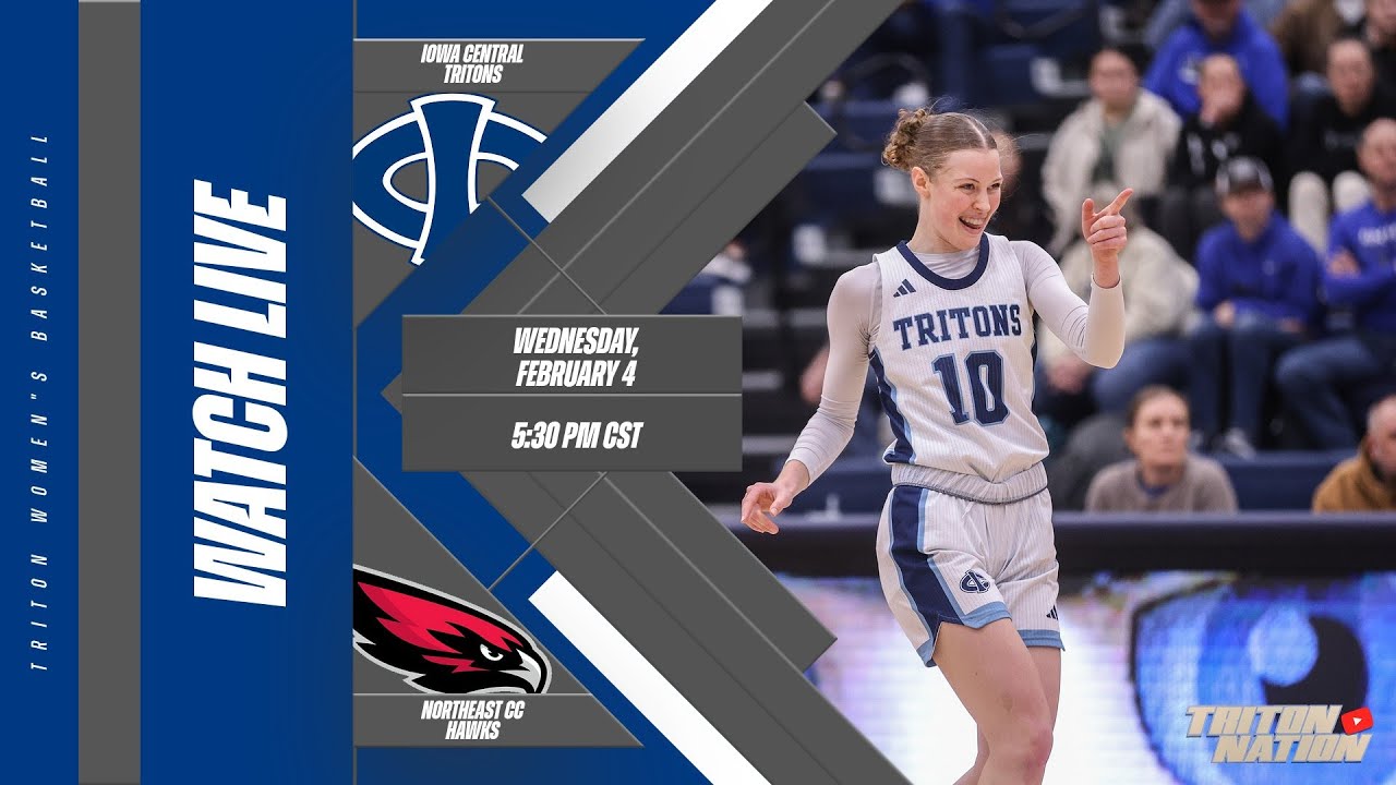 Iowa Central Women's Basketball: Tritons vs Northeast Community College Hawks (02/04/2026)