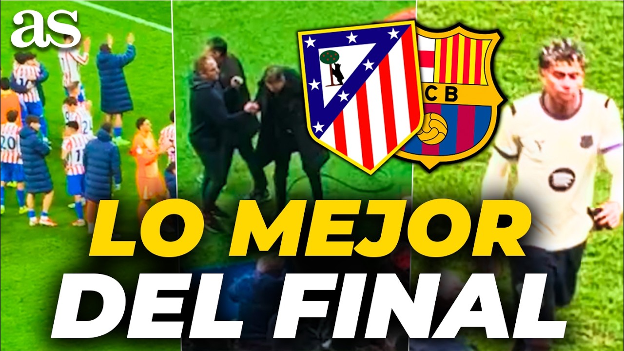 TODO LO QUE PASÓ tras el PITIDO FINAL que NO SE VIO EN TV | ATLÉTICO 4 - 0 FC BARCELONA