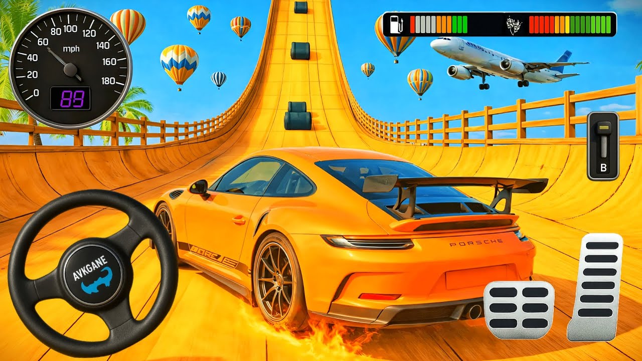 Ultimate GT Car Stunt Master 3D – Real Mega Ramp Challenge – Android Gameplay