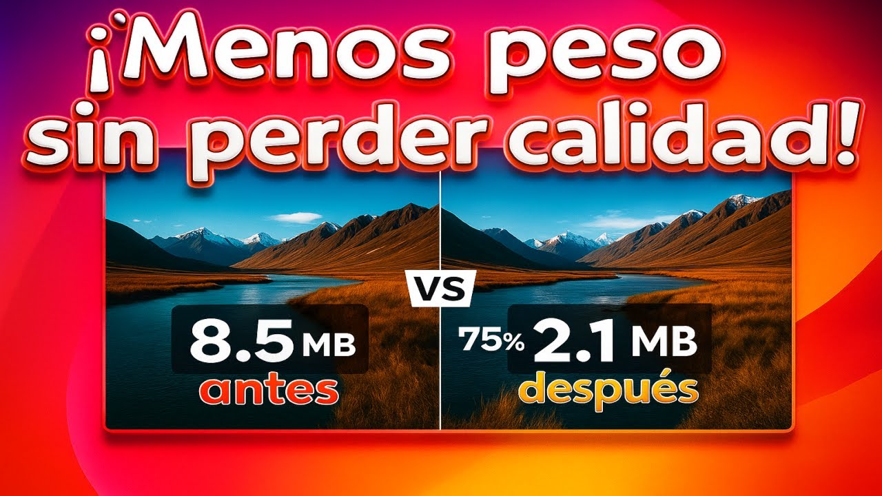 Comprimir FOTOS SIN PERDER CALIDAD: ¡JPEGmini la Herramienta MÁGICA! 🤯