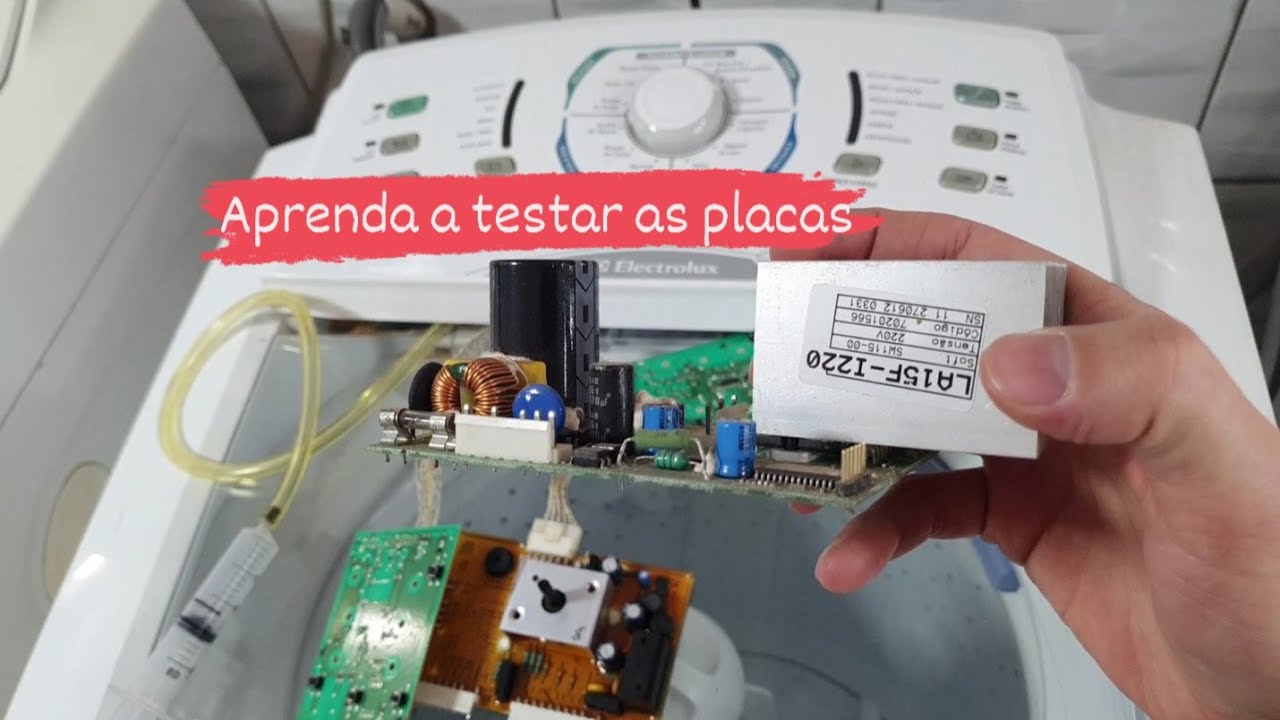 LAVADORAS COM PLACA INVERSORA...NÃO AGITA ,NÃO CENTRIFUGA...