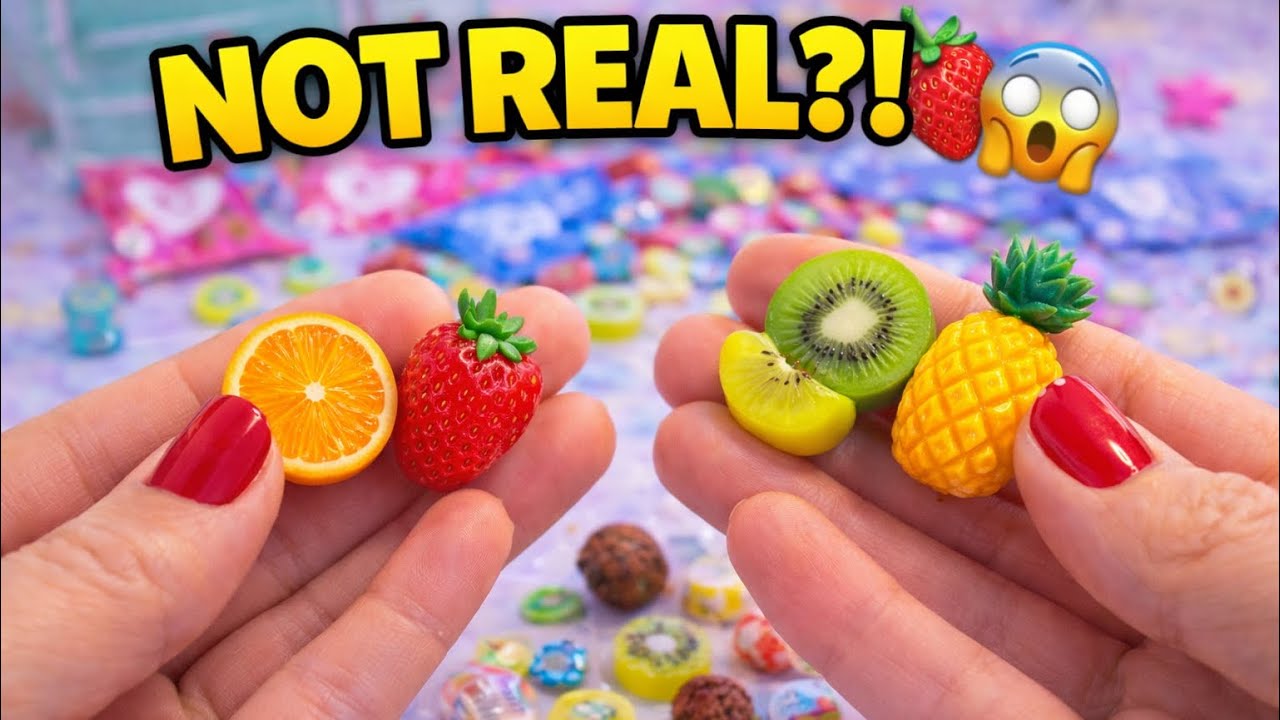 SO REAL?! 😱 Mini Candy Looks Like Real Food