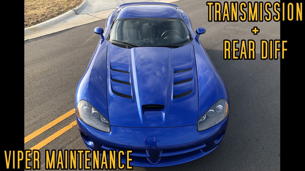 Transmission & Rear Diff Fluid Change | 2003-2010 Dodge Viper