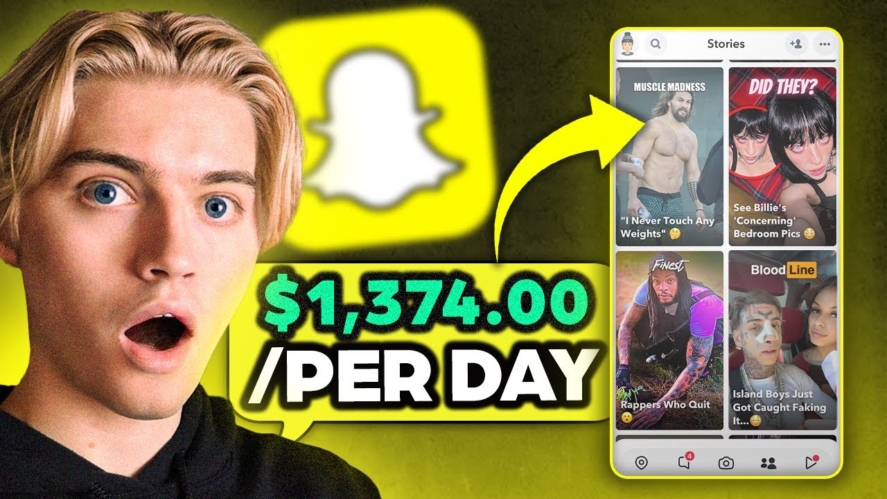 Как создавать анонимные шоу в Snapchat, зарабатывая 1000 долларов в день