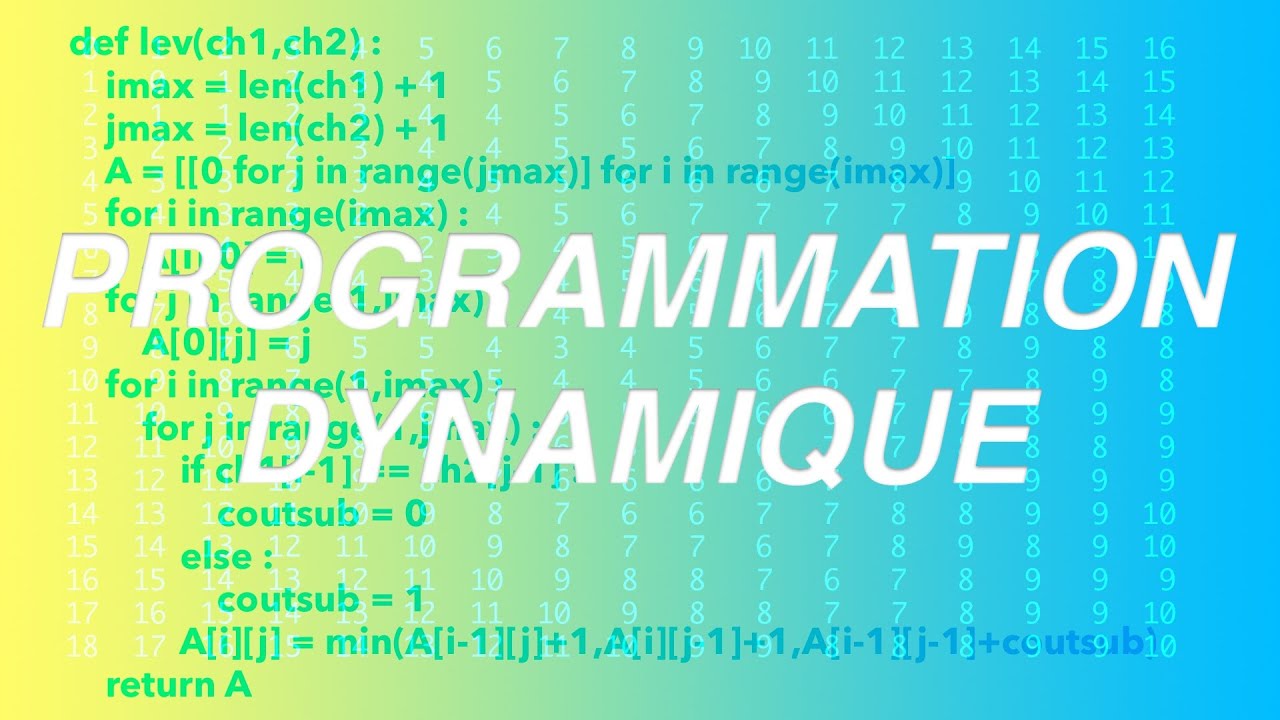 Programmation dynamique