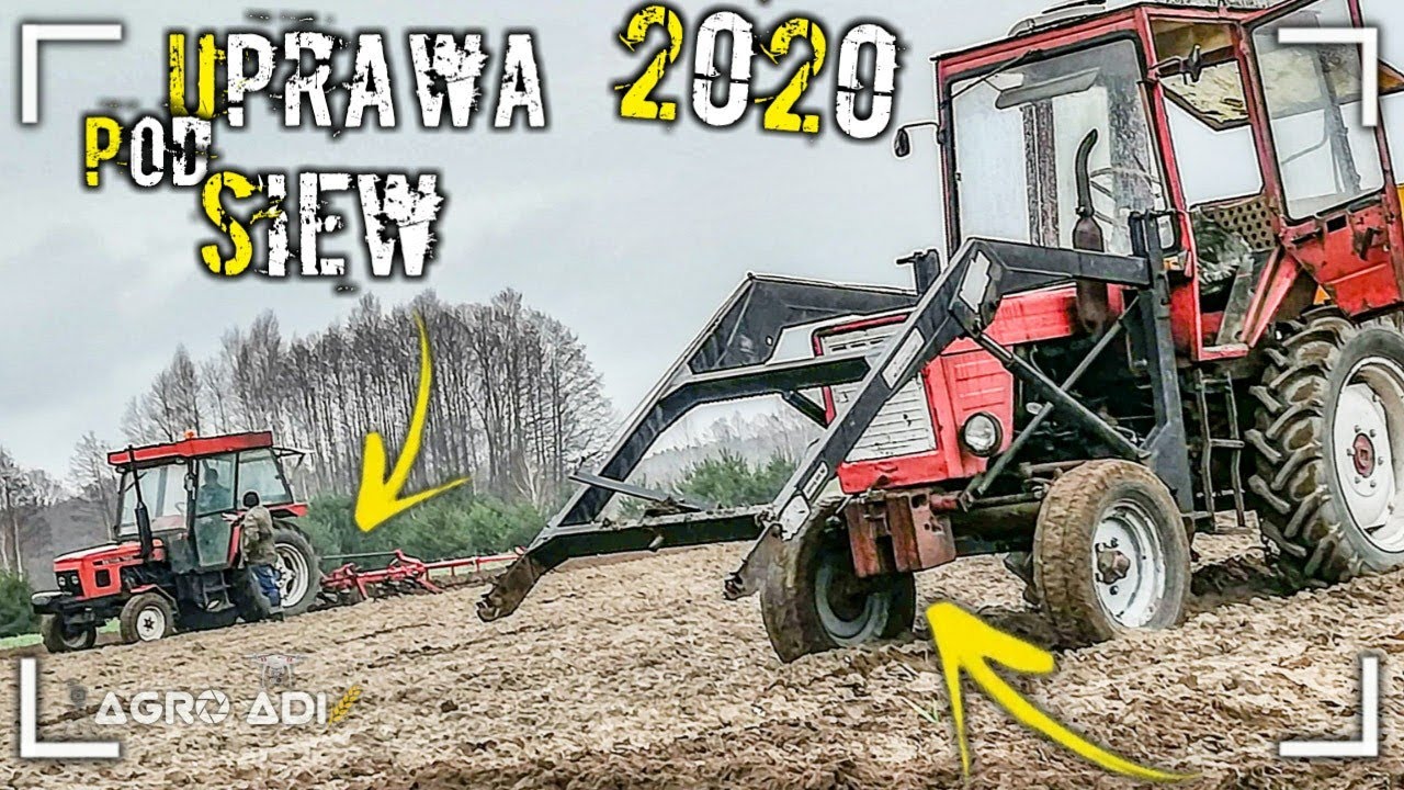 Uprawa Pod Siew 2020/Zetor 5945 & T25//Agro Adi//