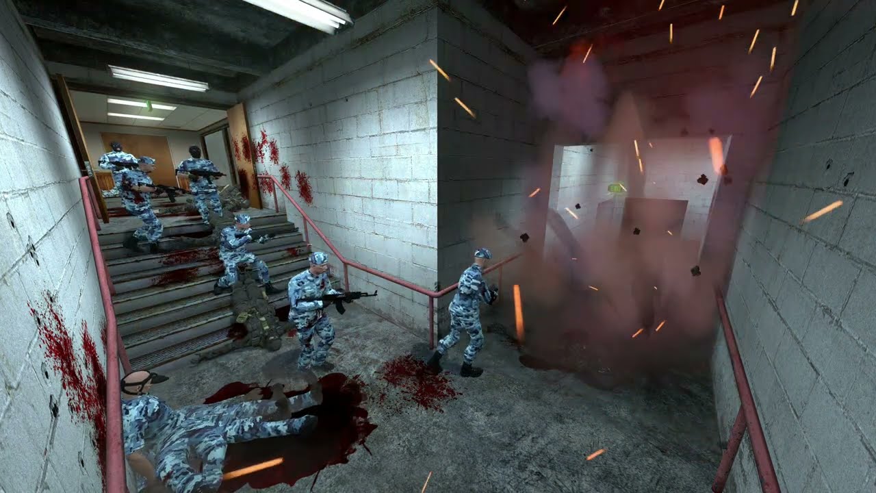 GMod Bogdan's Crew vs SAS NPC Wars