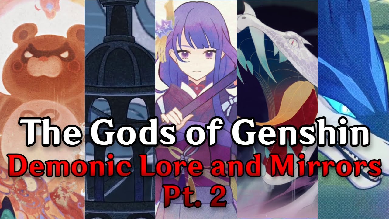 The Gods of Genshin's Real World Demonic Lore pt.2 | Guoba, Ei, Orobashi | Genshin Impact Theory