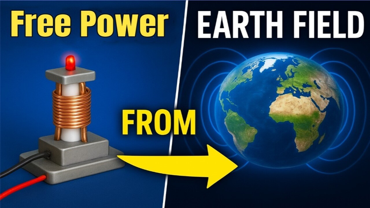 Scientists DISCOVER FREE Electricity from Earth's Magnetic Field in 2025!