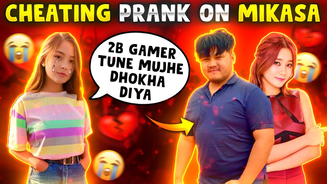 2B Gamer Cheated On Mikasa😡 ||Girlfriend Prank  Gone Fighting😂||Must Watch||Garena Freefire