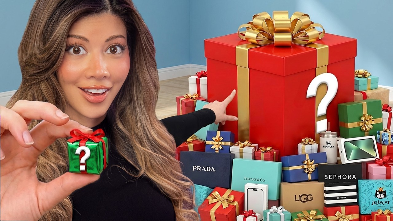 BIG vs SMALL Mystery Present Challenge!