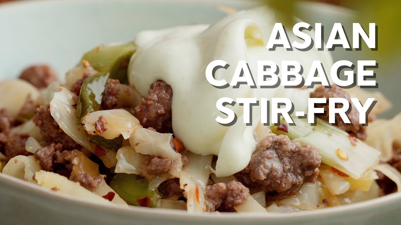 1-Min Recipe &bull; Keto Asian stir-fry