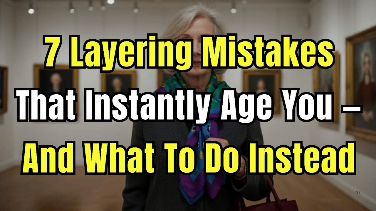 Ageless Elegance: 7 Layering Mistakes That Make You Look Older (And How to Fix Them)