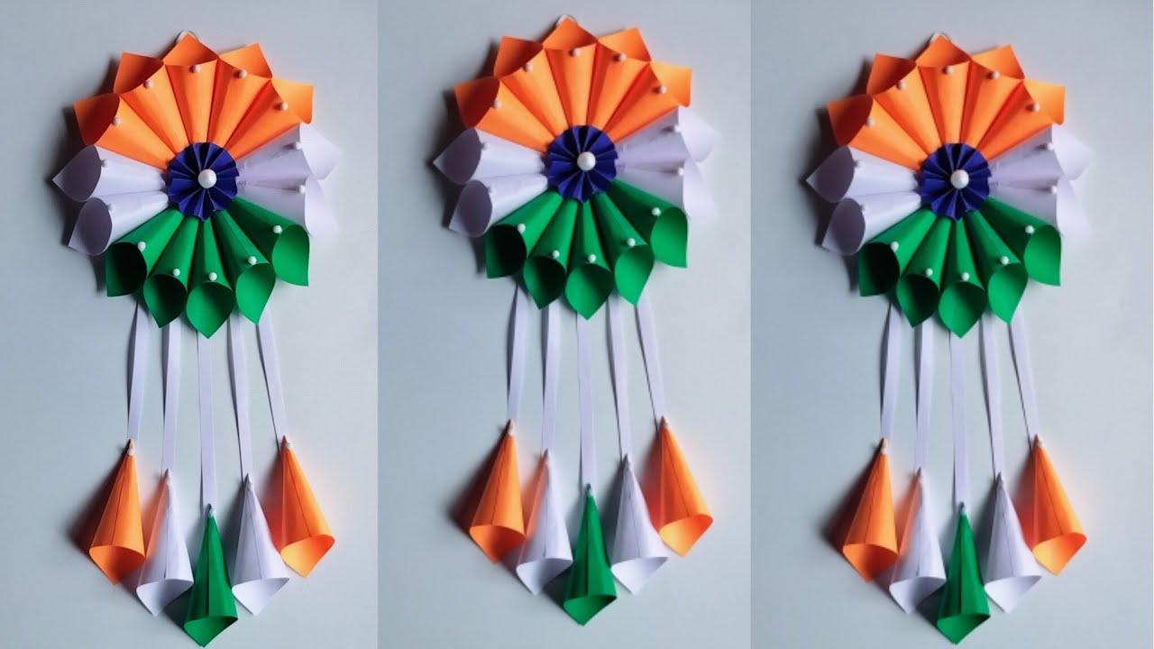 Republic day wall hanging||Diy home decor ideas||wall decoration ideas||How to make a wall hanging||