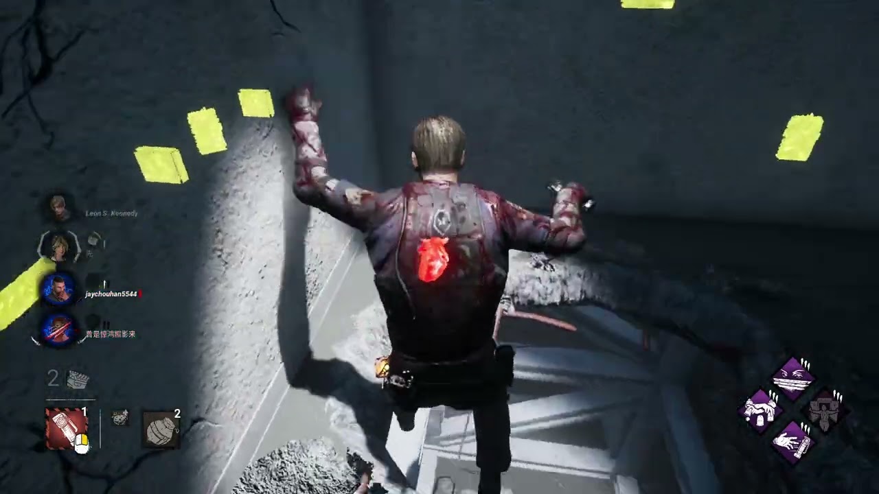 Dead by Daylight   Bloody Leon Kennedy vs The Nemesis