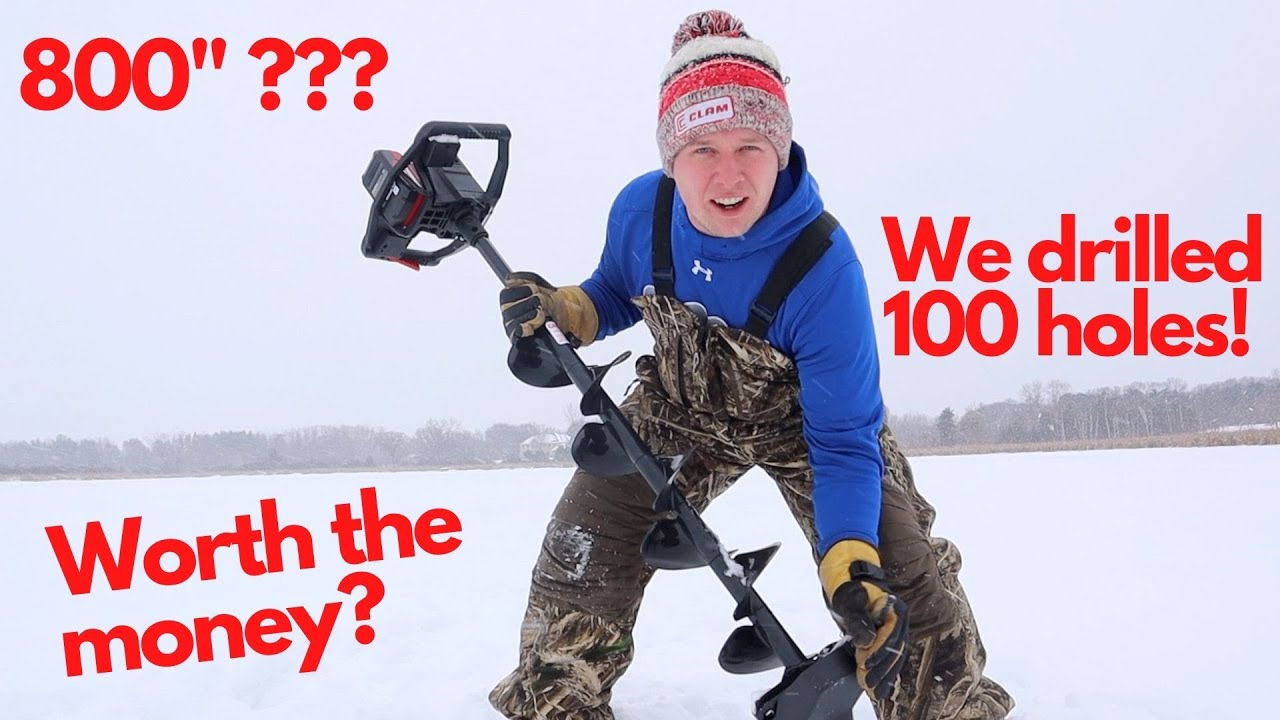 *NEW* StrikeMaster Lithium 24V Ice Auger | Review & Cutting Test |