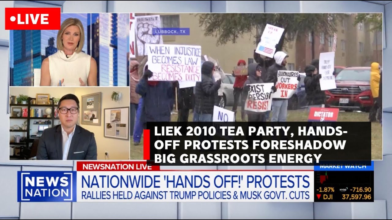 Kurt Bardella on NewsNation -- #HandsOff Protests Foreshadow Grassroots Energy for #Democrats