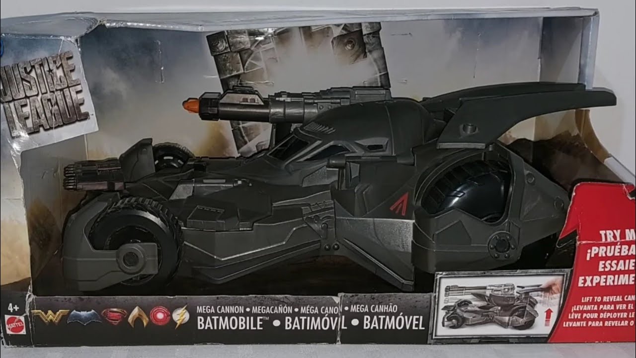 Mega Canon Batmobile - Batimóvil - Mattel Justice League Español