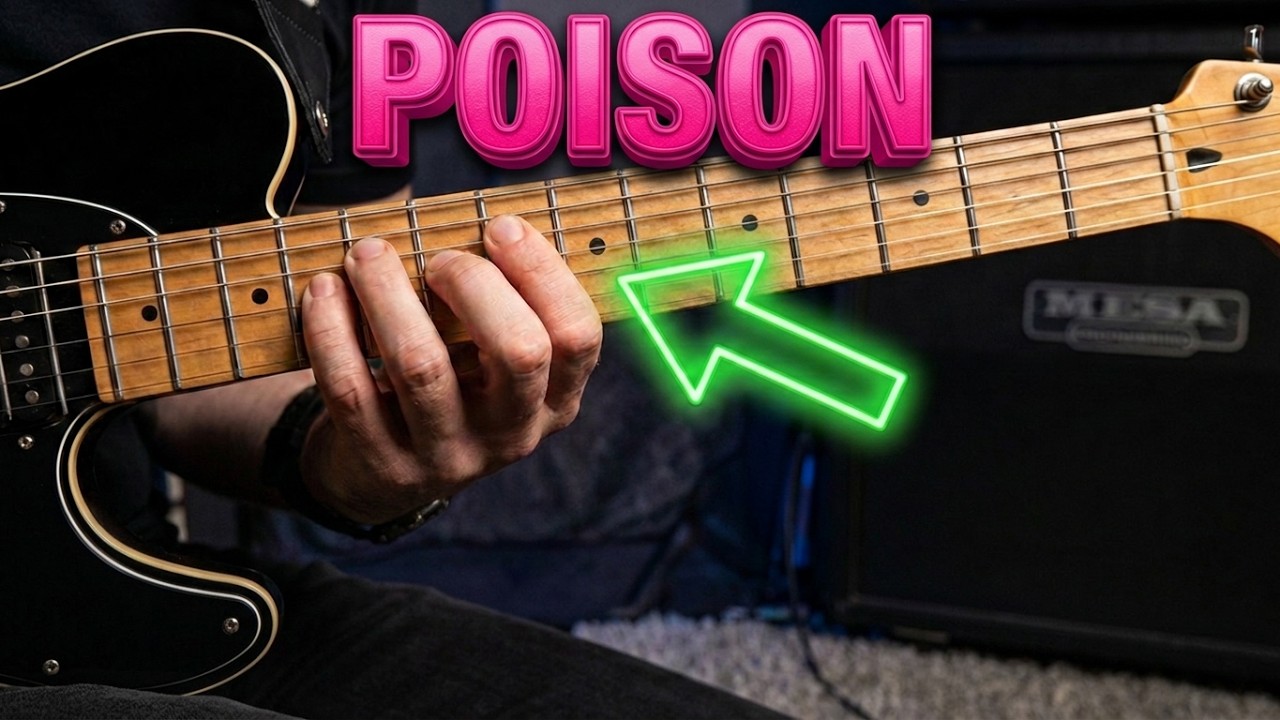POISON - Look What The Cat Dragged In - CVT Guitar Solo Lesson by Mike Gross