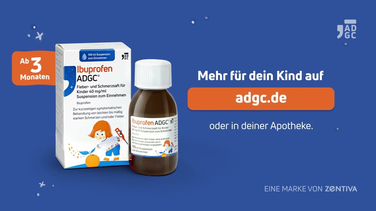 Ibuprofen ADGC&reg; Fieber- und Schmerzsaft f&uuml;r Kinder