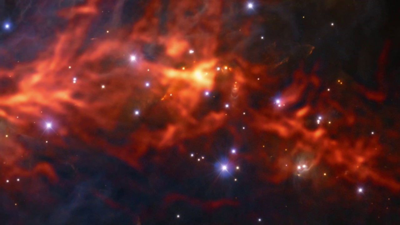 New View of Orion Nebula Shows Ultra-cold Gas Web