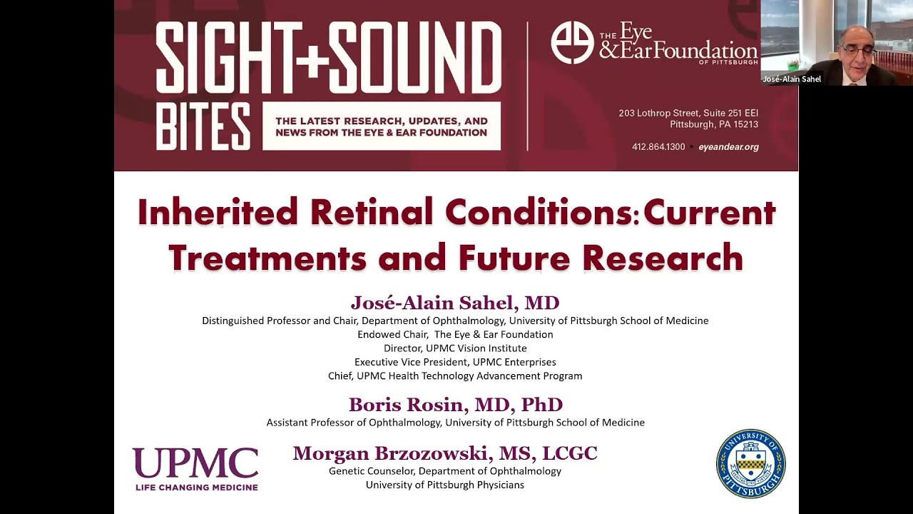 Sight + Sound Bites: Inherited Retinal Conditions: Current Treatments and Future Research