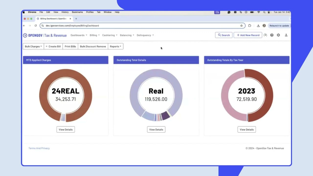 Tax and Revenue Collections Overview