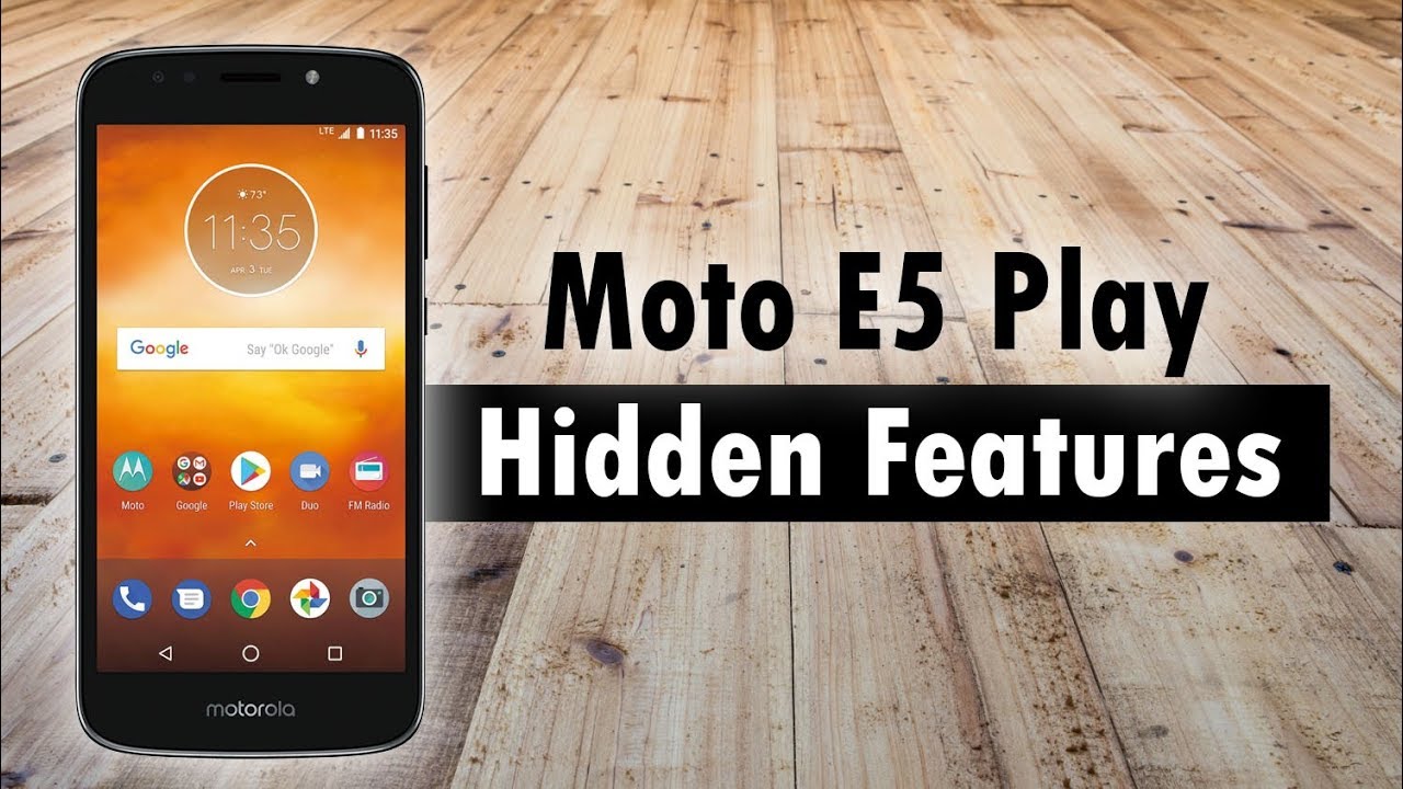 Hidden Features of the Moto E5 Play You Don't Know About | H2TechVideos