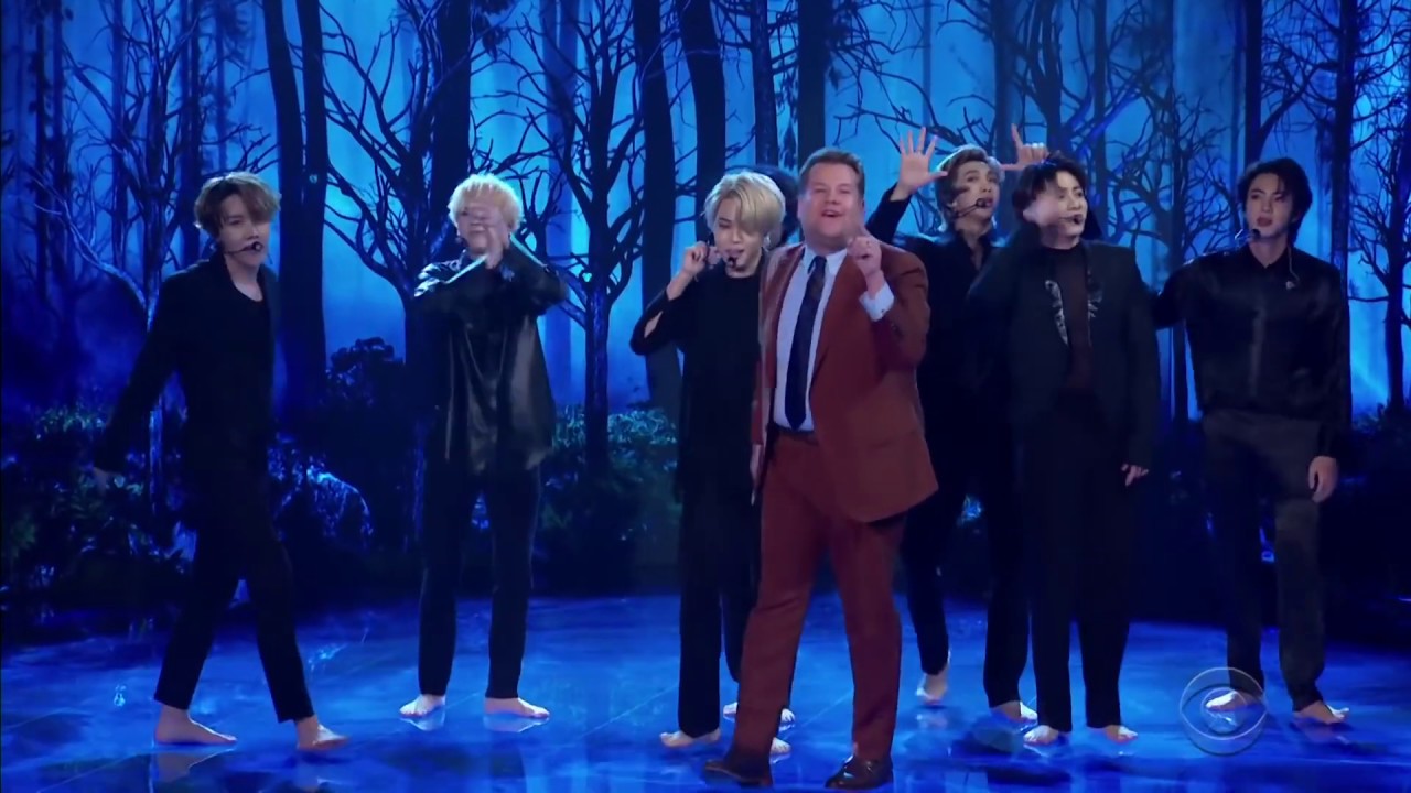 BTS  'Black Swan' Live Performance on The Late Late Show with James Corden