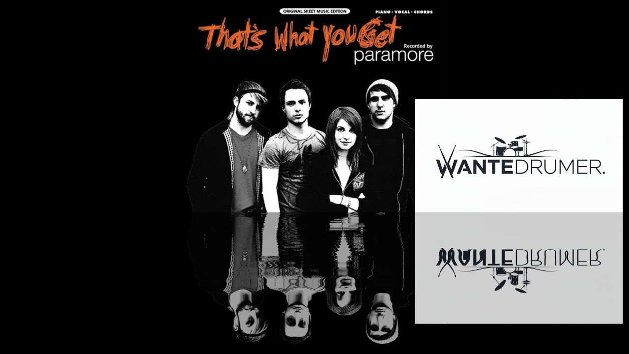 That's What You Get _ Paramore Drumcover WanteDrumer