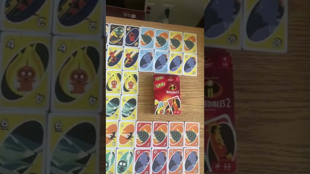 🟠🟡⚫️‼️🦸🦸&zwj;♂️🦸&zwj;♀️ UNO INCREDIBLES 2 ‼️🦸&zwj;♀️🦸&zwj;♂️🦸🟡🟠⚫️